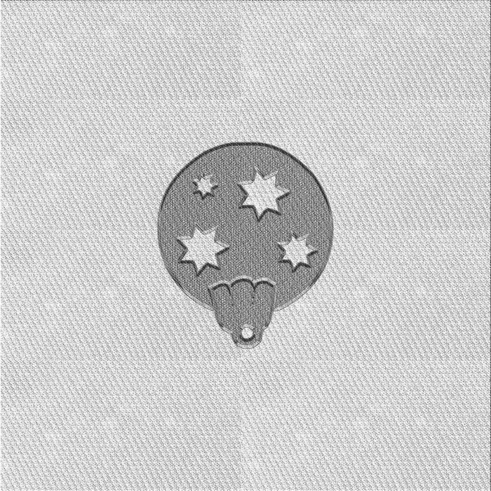 Round Patterned Platinum Gray Rug, pat2551gry