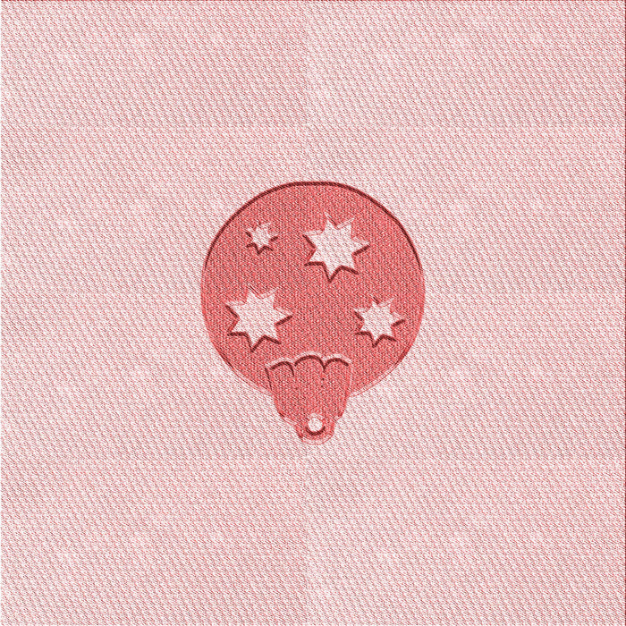 Round Patterned Pastel Red Pink Rug, pat2551rd