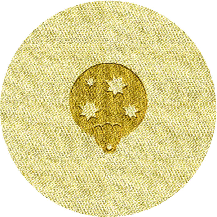 Square Patterned Sun Yellow Rug, pat2551yw