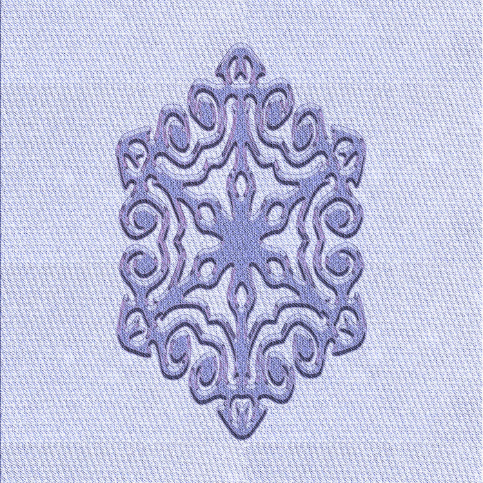 Machine Washable Transitional Lavender Blue Rug, wshpat2552blu