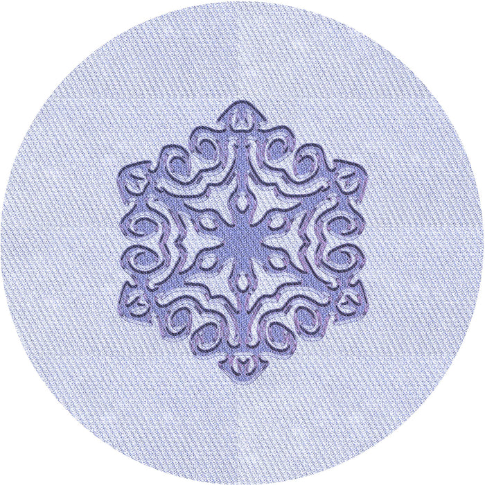 Square Machine Washable Transitional Lavender Blue Rug in a Living Room, wshpat2552blu