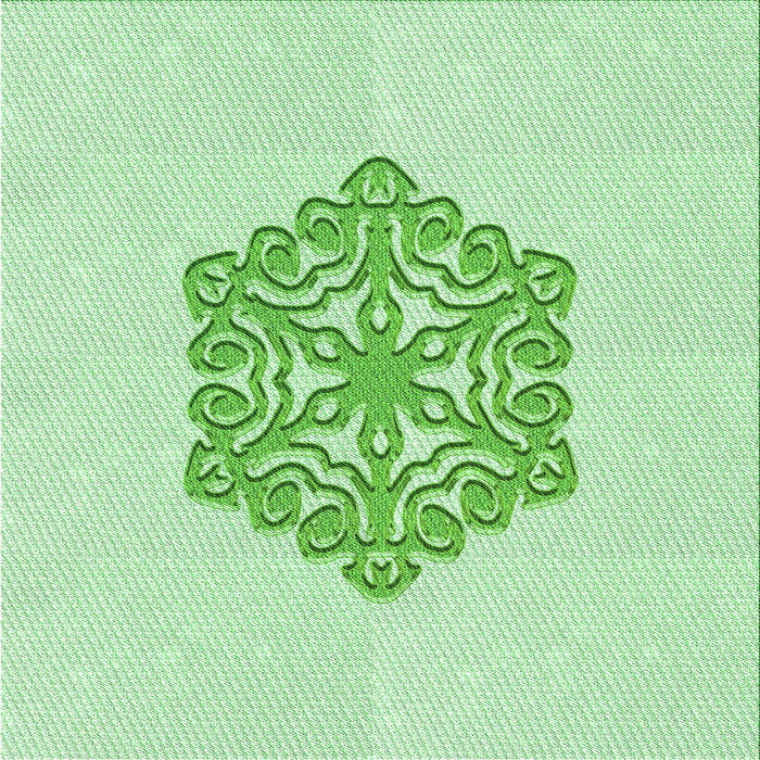 Round Machine Washable Transitional Mint Green Rug, wshpat2552grn