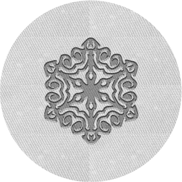 Square Machine Washable Transitional Platinum Gray Rug in a Living Room, wshpat2552gry