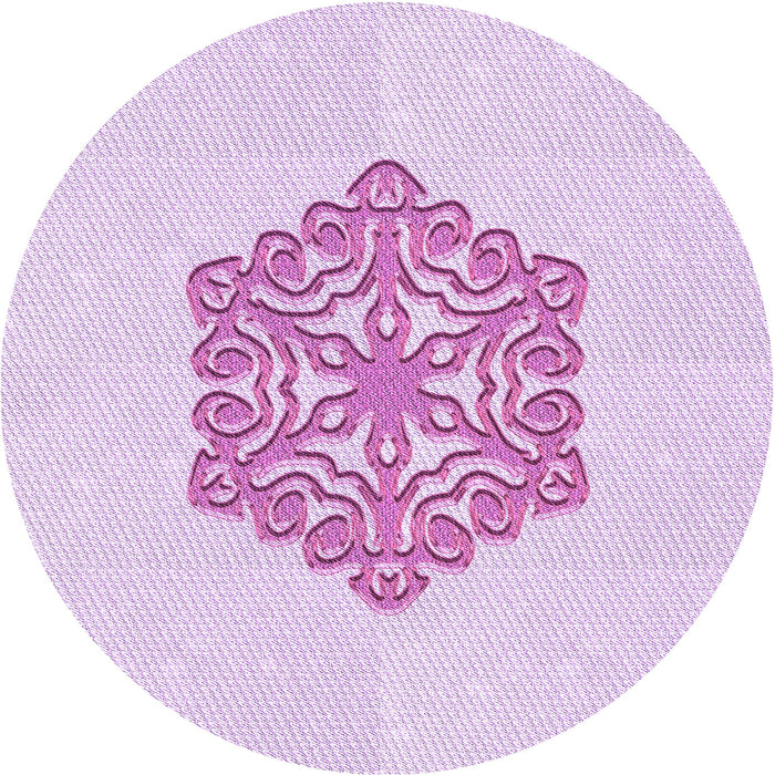 Square Machine Washable Transitional Violet Purple Rug in a Living Room, wshpat2552pur