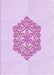 Patterned Violet Purple Rug, pat2552pur