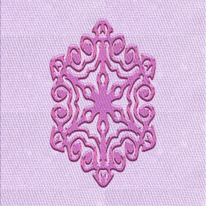 Machine Washable Transitional Violet Purple Rug, wshpat2552pur