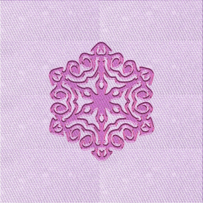 Round Patterned Violet Purple Rug, pat2552pur