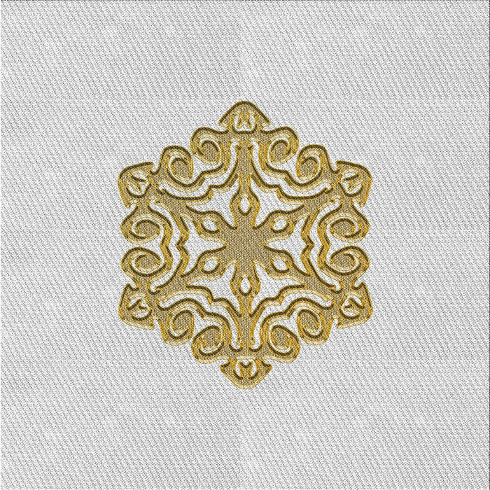 Square Patterned Pearl White Beige Novelty Rug, pat2552