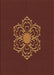 Patterned Mahogany Brown Rug, pat2553org