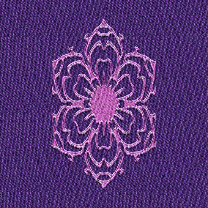 Machine Washable Transitional Blue Violet Purple Rug, wshpat2553pur