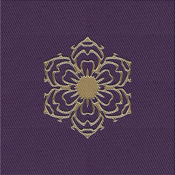 Sideview of Machine Washable Transitional French Lilac Purple Rug, wshpat2553