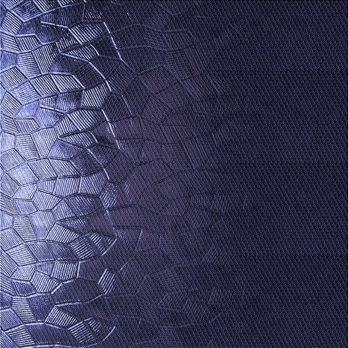 Round Patterned Night Blue Rug, pat2554blu