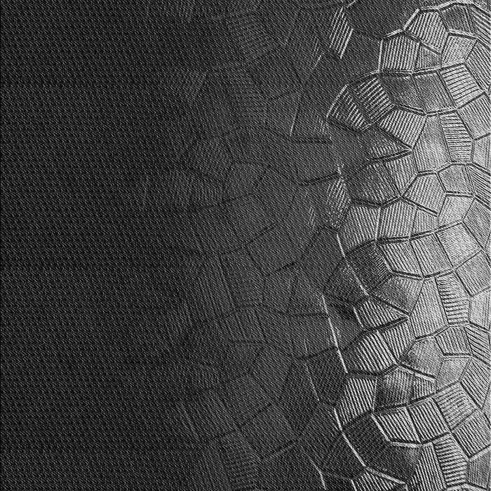 Patterned Midnight Gray Rug, pat2554gry