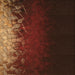 Round Patterned Mahogany Brown Rug, pat2554org