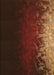 Patterned Mahogany Brown Rug, pat2554org