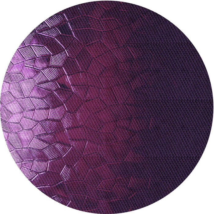 Square Machine Washable Transitional Purple Violet Purple Rug in a Living Room, wshpat2554pur