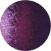 Square Machine Washable Transitional Purple Violet Purple Rug in a Living Room, wshpat2554pur