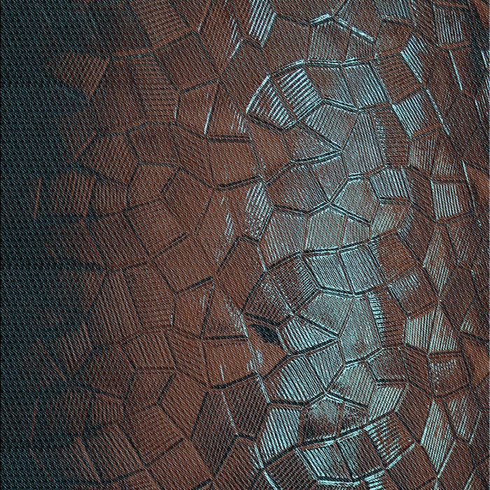 Patterned Midnight Gray Rug, pat2555lblu