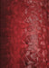 Patterned Tomato Red Rug, pat2555rd