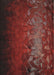 Patterned Cherry Red Novelty Rug, pat2555