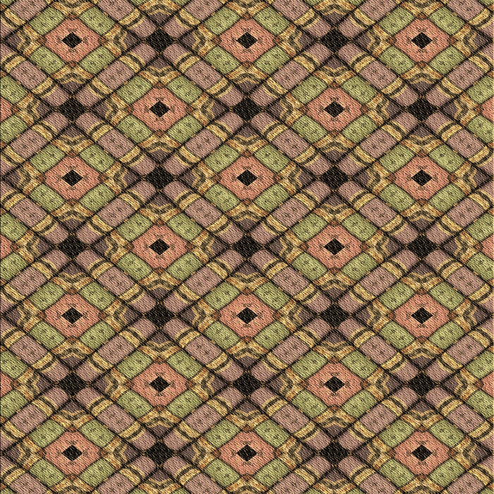 Patterned Golden Gold Rug, pat2556brn