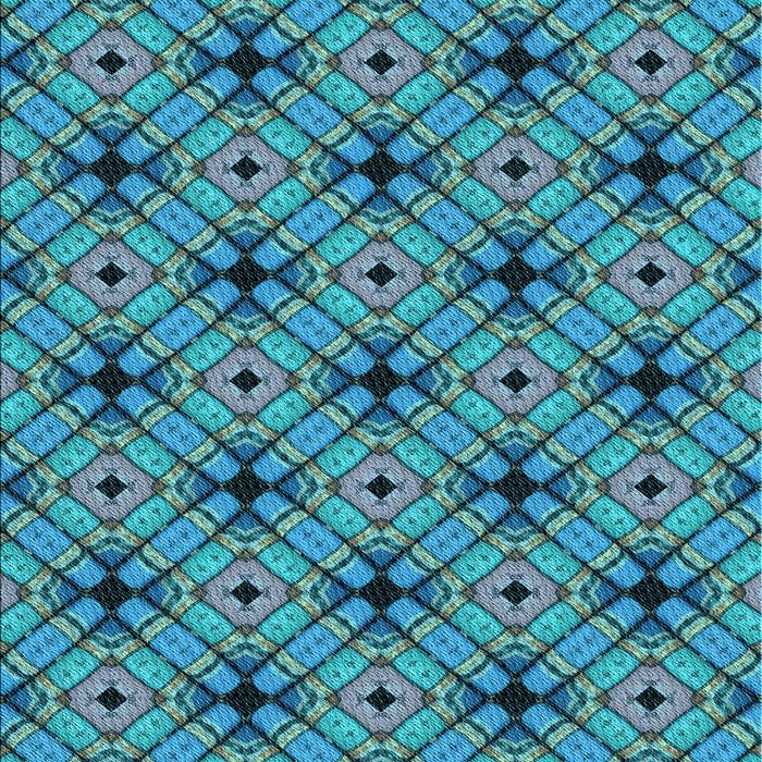 Patterned Blue Rug, pat2556lblu