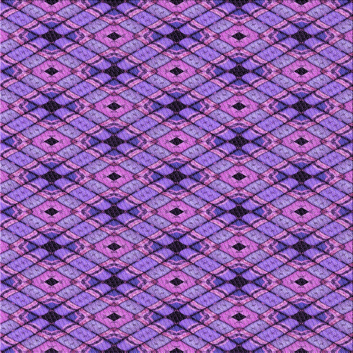 Round Patterned Purple Rug, pat2556pur