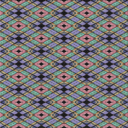 Square Patterned Dark Gray Novelty Rug, pat2556