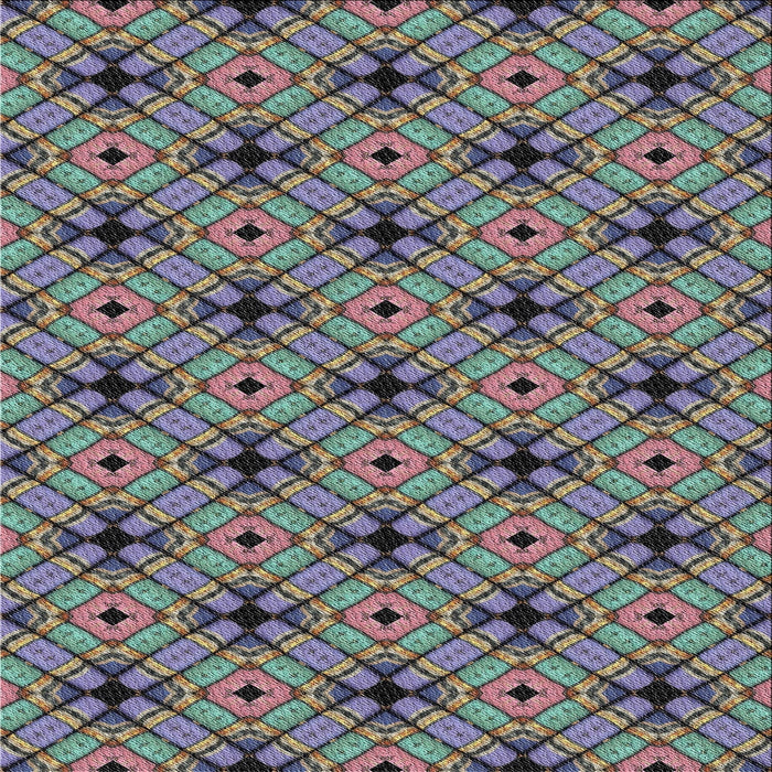 Square Patterned Dark Gray Novelty Rug, pat2556