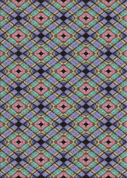Patterned Dark Gray Novelty Rug, pat2556