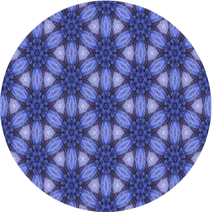 Square Patterned Sky Blue Rug, pat2557blu