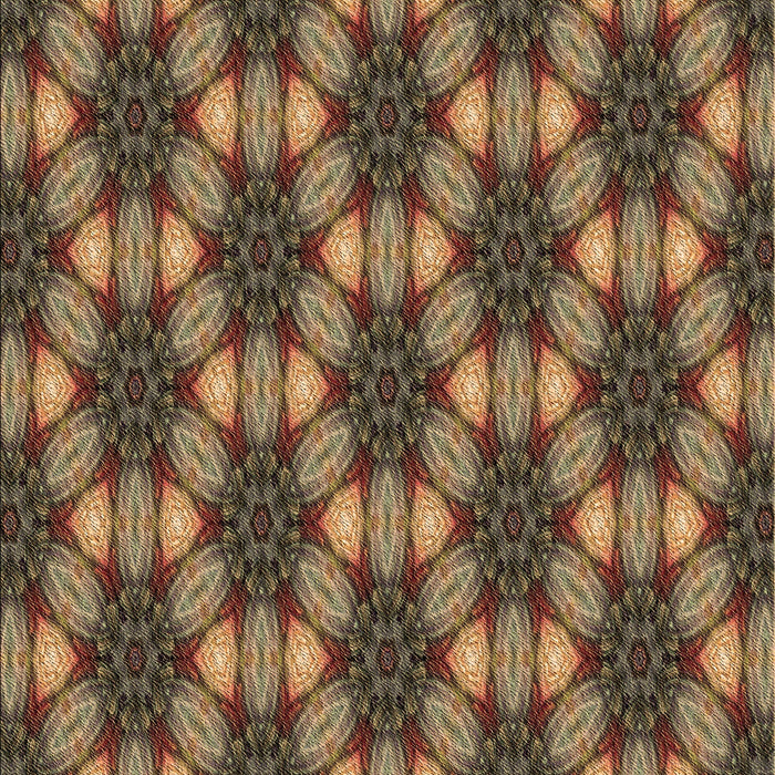 Patterned Red Brown Rug, pat2557brn