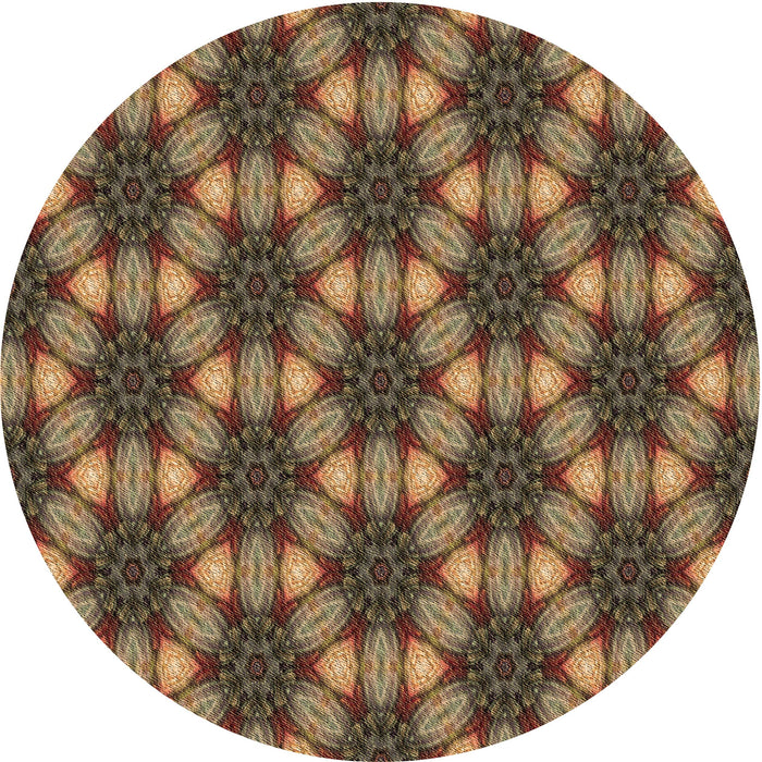 Square Machine Washable Transitional Red Brown Rug in a Living Room, wshpat2557brn