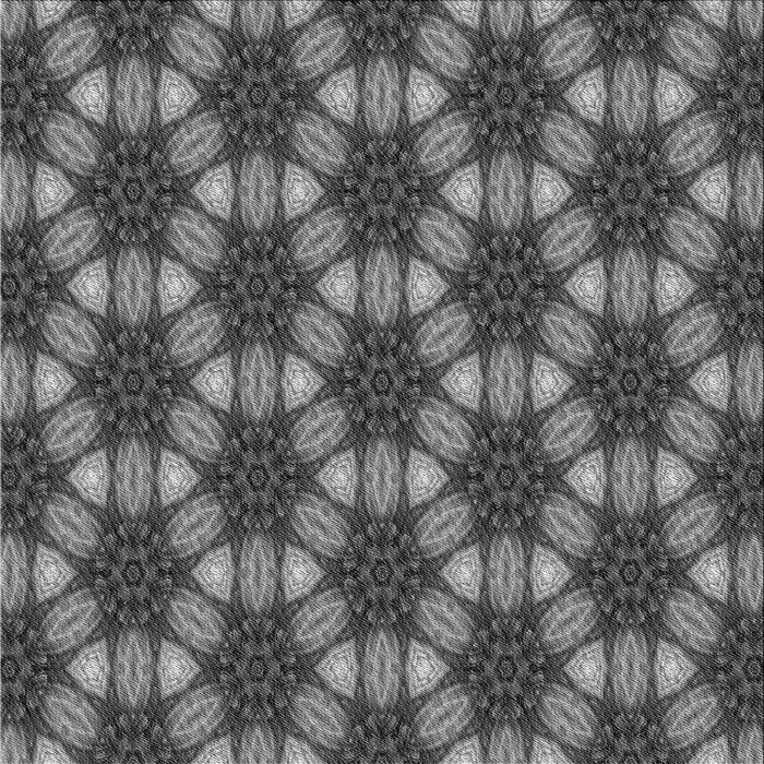 Round Patterned Gunmetal Gray Rug, pat2557gry