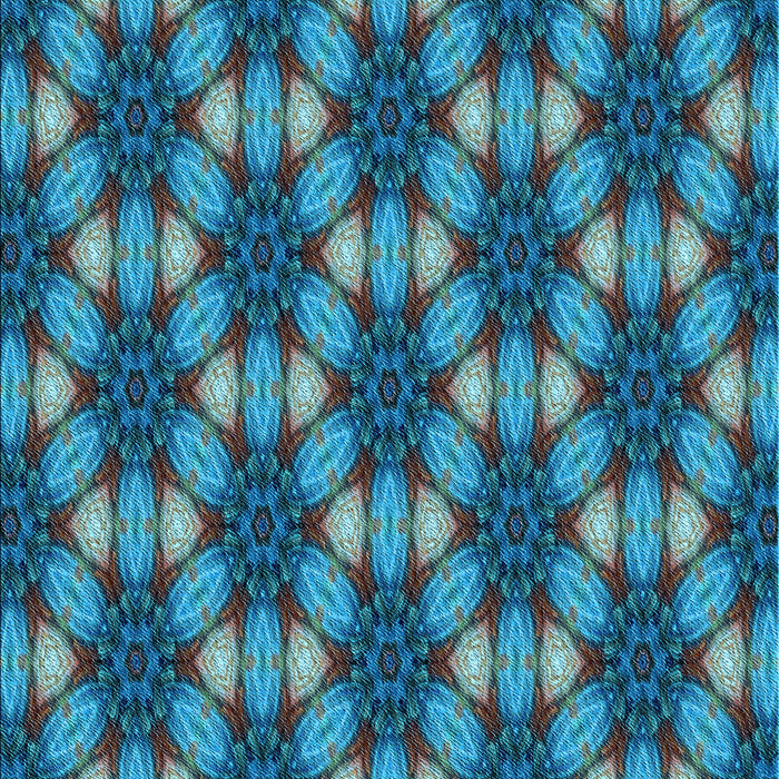 Patterned Dark Turquoise Green Rug, pat2557lblu