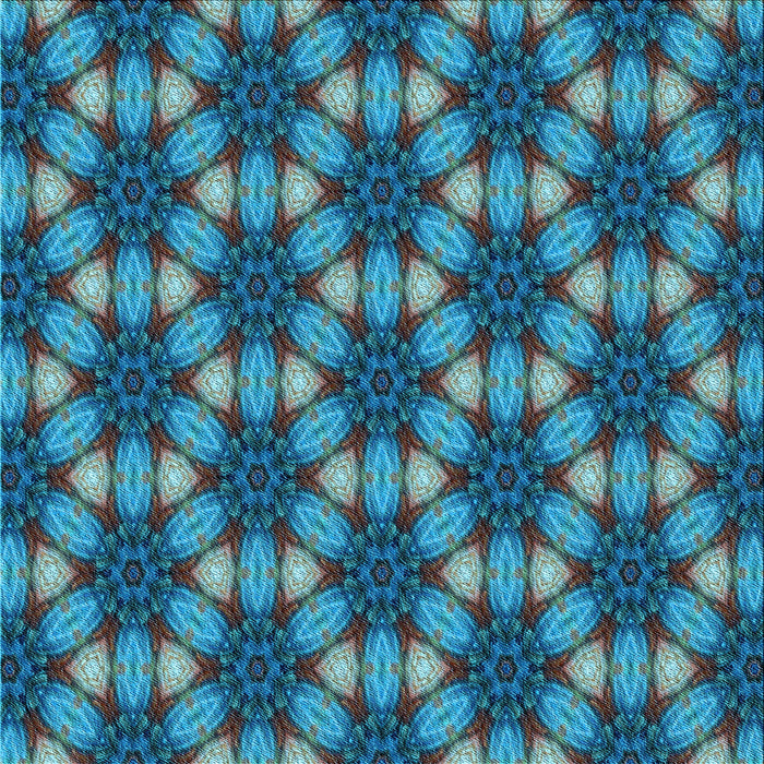 Round Patterned Dark Turquoise Green Rug, pat2557lblu