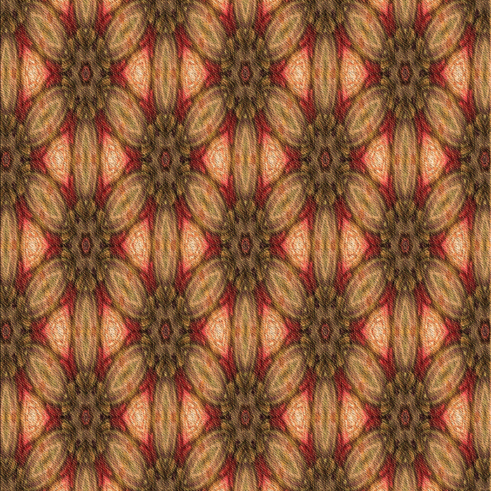 Patterned Orange Rug, pat2557org