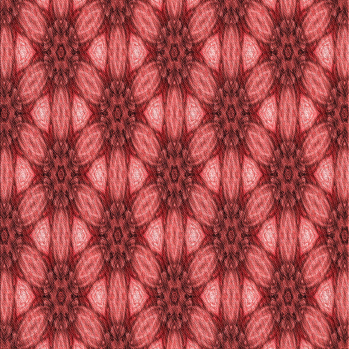 Patterned Red Rug, pat2557rd