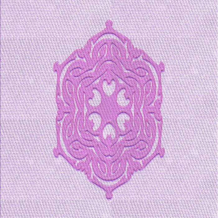 Patterned Violet Purple Rug, pat2558pur