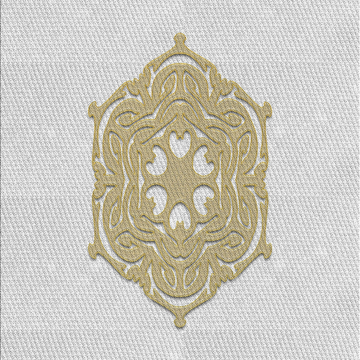 Machine Washable Transitional Pearl White Beige Rug, wshpat2558