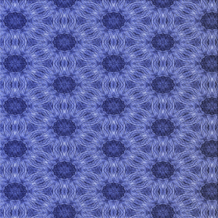 Round Machine Washable Transitional Sky Blue Rug, wshpat2559blu