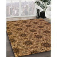 Patterned Red Brown Rug, pat2559org