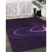 Patterned Purple Rug, pat256pur