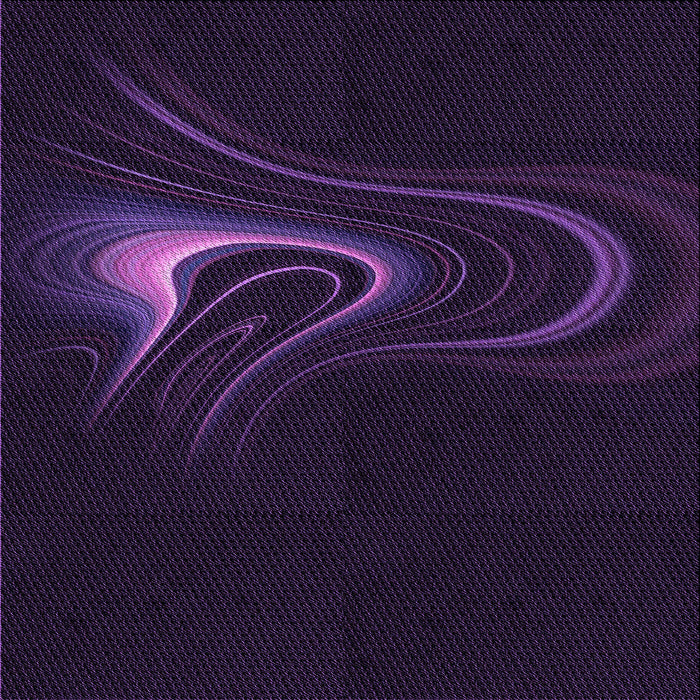 Round Patterned Purple Rug, pat256pur