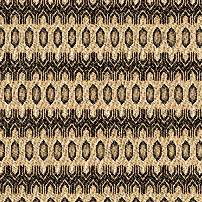 Patterned Yellow Orange Rug, pat2560brn