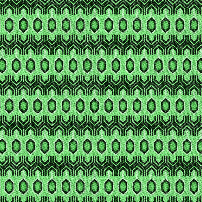 Round Patterned Deep Emerald Green Rug, pat2560grn