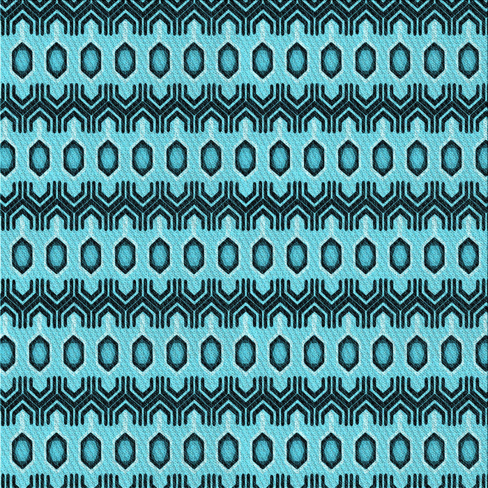 Round Machine Washable Transitional Bright Turquoise Blue Rug, wshpat2560lblu