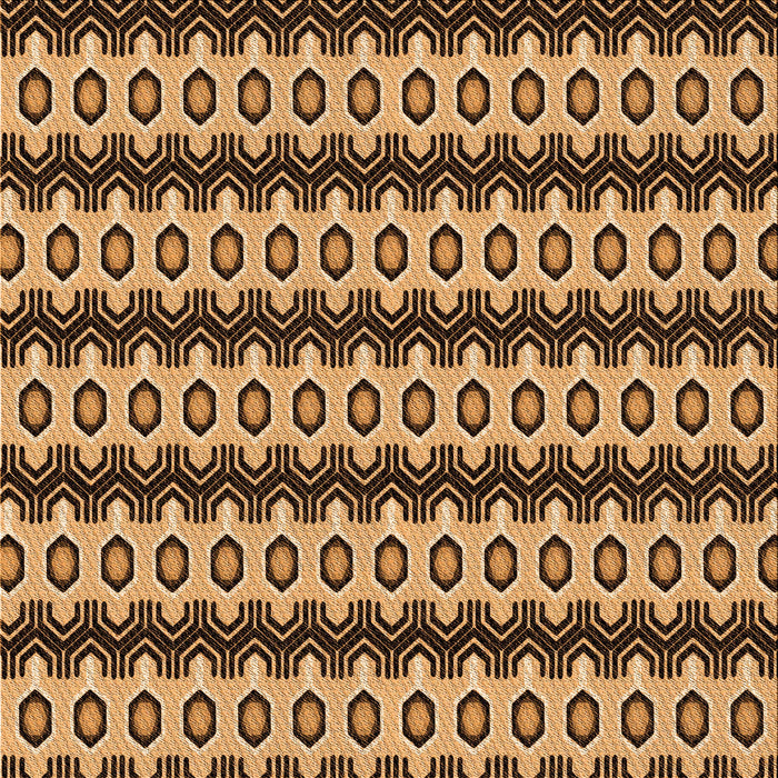 Round Patterned Red Brown Rug, pat2560org