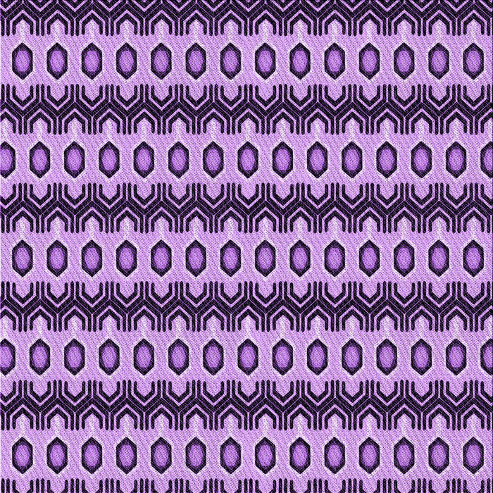 Round Patterned Violet Purple Rug, pat2560pur