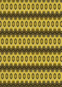 Machine Washable Transitional Yellow Rug, wshpat2560yw